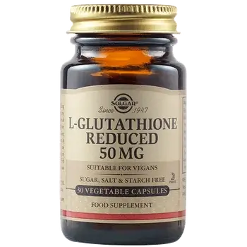 L-Glutathione Reduced 50 mg, 30 capsule, Solgar