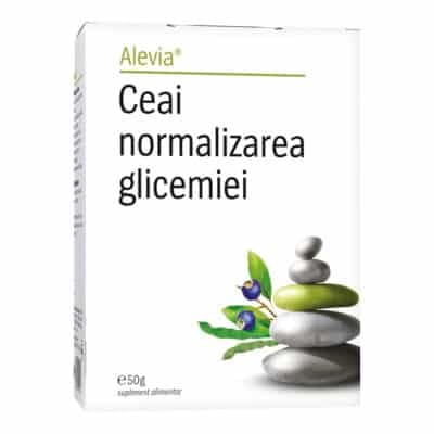 Ceai normalizarea glicemiei, 50g, Alevia