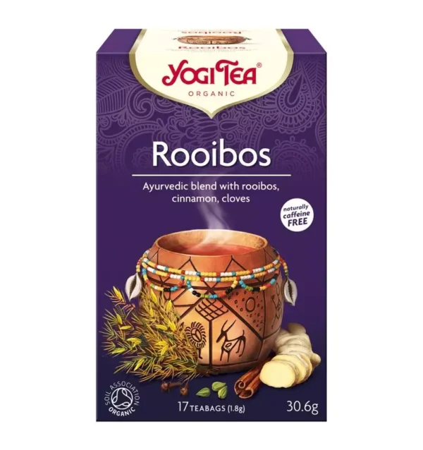 Ceai bio Rooibos, 17 pliculețe, 30.6g, Yogi Tea
