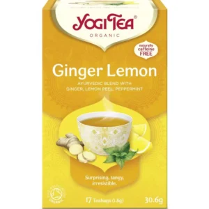 Ceai bio Ghimbir și Lămâie, 17 pliculețe, 30.6g, Yogi Tea