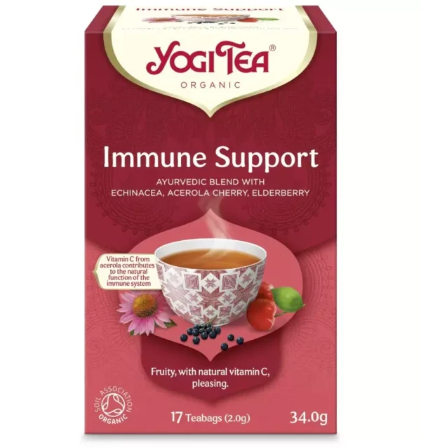 Ceai bio Sprijin Imunitar, 17 pliculețe, 34.0g, Yogi Tea