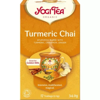 Ceai bio cu Turmeric (curcuma), 17 pliculețe, 34g, Yogi Tea