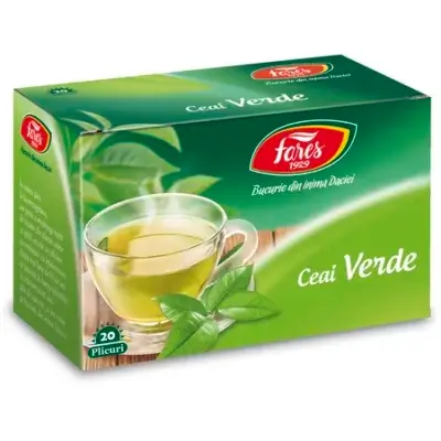 Ceai Verde, 20 plicuri, Fares
