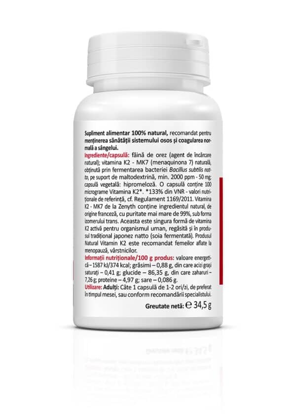 Vitamina K2, 60 capsule, Zenyth