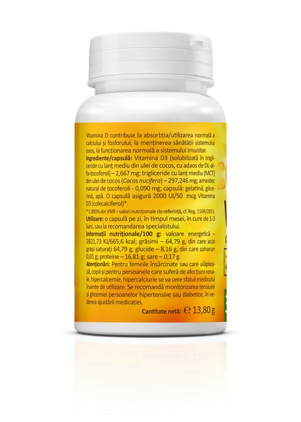 Super Vitamin D3, 2000 UI, 30 capsule, Zenyth