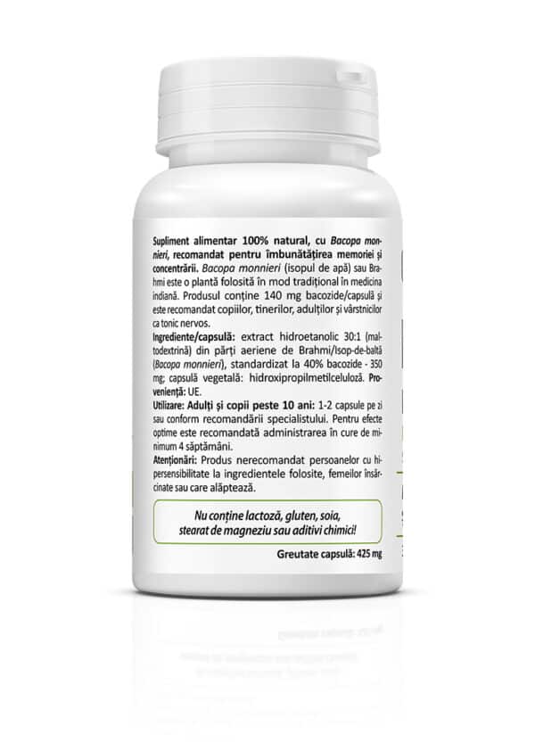 5941872401586-1 Bacopa monnieri, 30 capsule, Zenyth