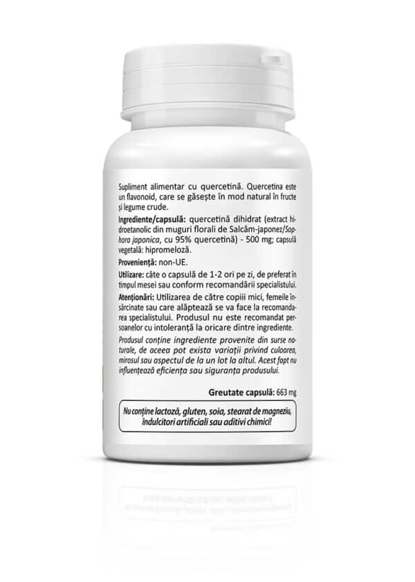 5941872401678-1 Quercetină, 500 mg, 30 capsule, Zenyth