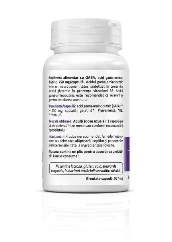 5941872402163-1 Gaba 750 mg, 30 capsule, Zenyth