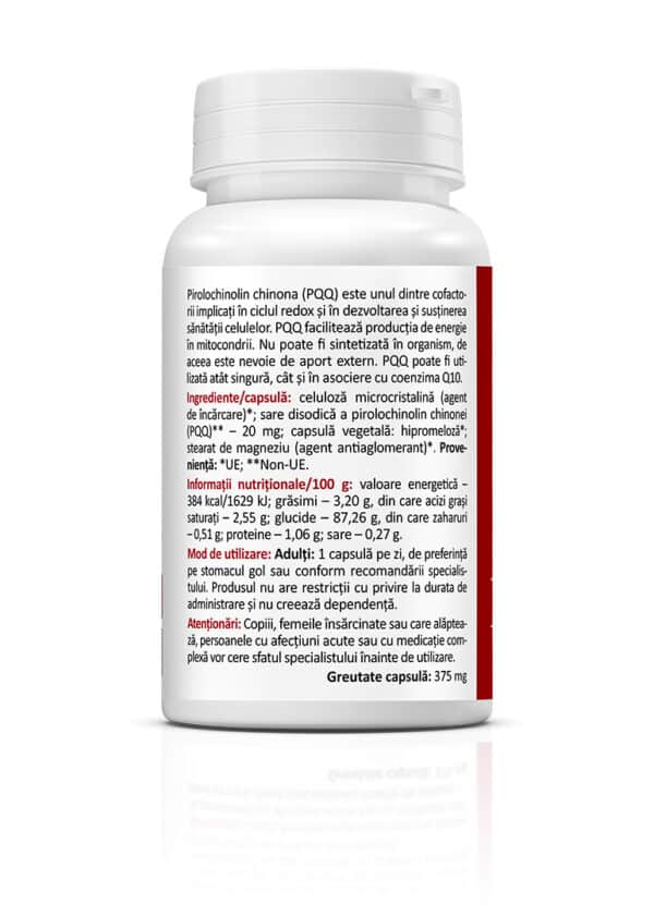 PQQ 20 mg, 30 capsule, Zenyth