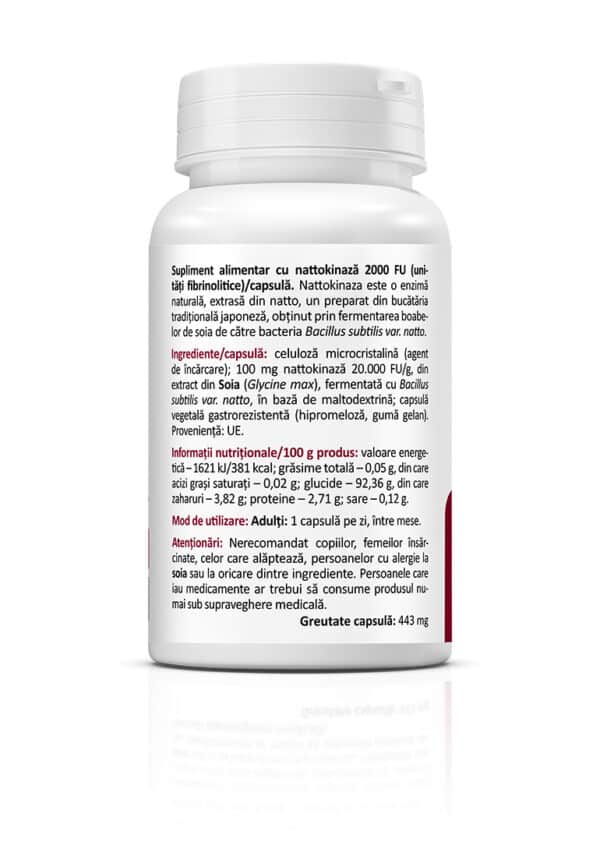 Nattokinase, 2000 FU, 30 capsule, Zenyth