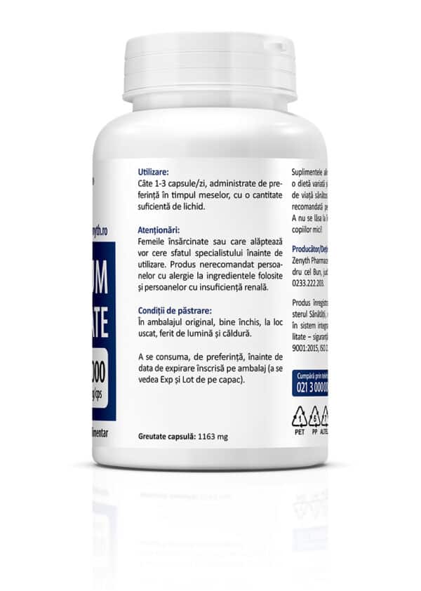 Bisglicinat de magneziu 1000 mg, 90 capsule, Zenyth