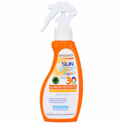Spray de protecție solară pentru copii SPF 30, Sun, 200 ml, Gerocossen