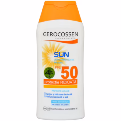 Lapte pentru protecție solară SPF 50 Sun, 200 ml, Gerocossen