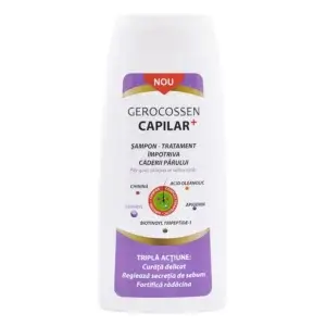 Capilar+ Șampon tratament împotriva căderii părului pentru păr gras, 275 ml, Gerocossen