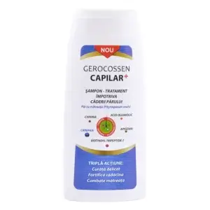 Capilar+ Șampon tratament împotriva căderii părului pentru păr cu mătreață, 275 ml, Gerocossen