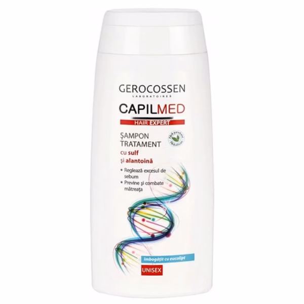 Capilmed Șampon tratament cu Sulf și Alantoină, 275 ml, Gerocossen