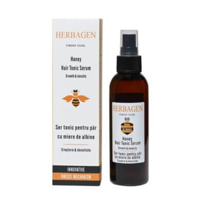 Ser tonic pentru păr cu miere de albine, 150 ml, Herbagen