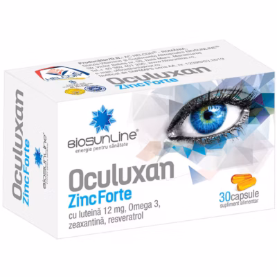Oculuxan Zinc Forte, 30 capsule, BioSunLine