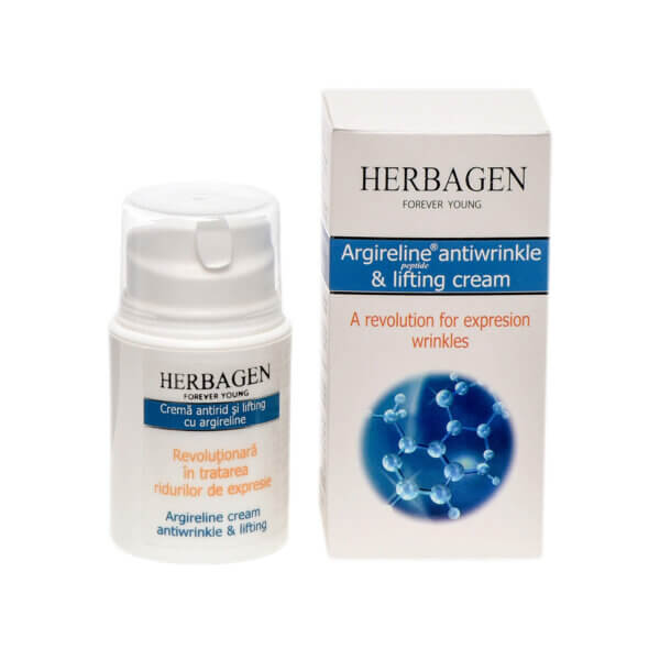 Cremă antirid și lifting Argireline, 50 g, Herbagen