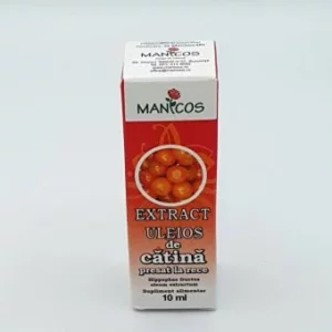 Extract uleios de cătină presat la rece,10 ml, Manicos