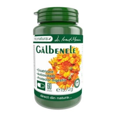 6420488009731 Gălbenele, 60 capsule, Pro Natura