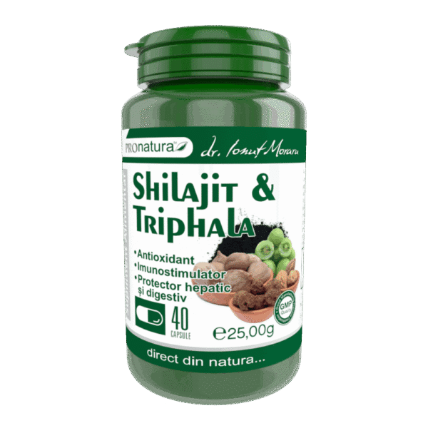 Shilajit&Triphala, 40 capsule, Pro Natura