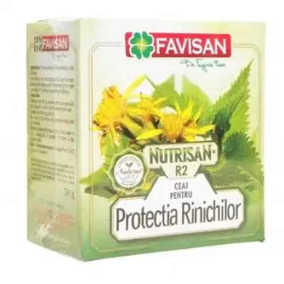 Ceai pentru protecția rinichilor Nutrisan R2, 50 g, Favisan