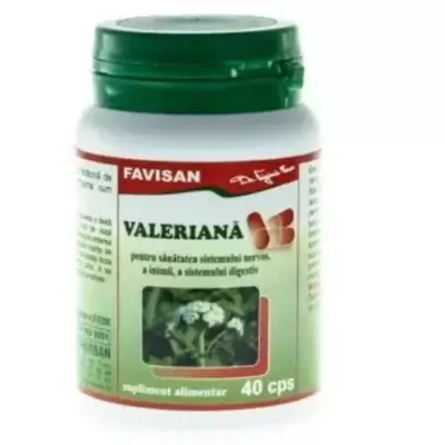 Valeriană, 40 capsule, Favisan