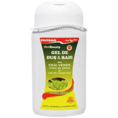 Gel Duș Ceai Verde, 300ml, Favisan