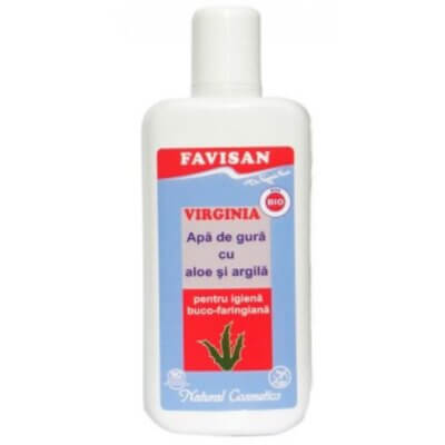 Apă de gură bio cu aloe și argilă, 125ml, Favisan