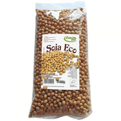 Soia boabe BIO, 500 g, Everbio
