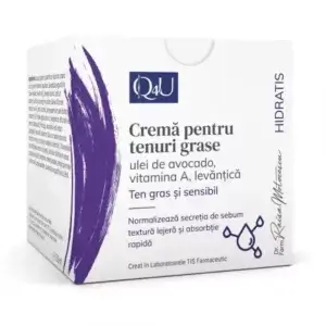 Cremă pentru ten gras Hidratis, 50 ml, Tis Farmaceutic