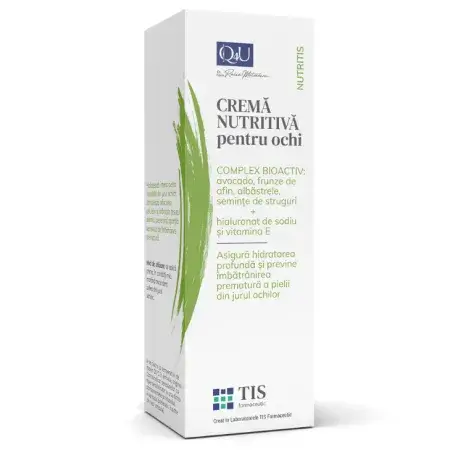 Cremă nutritivă pentru ochi Nutritis Q4U, 20 ml, Tis Farmaceutic