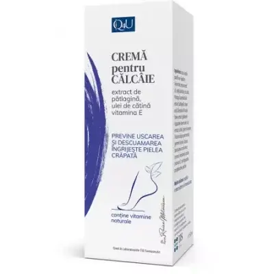 Cremă pentru călcâie Q4U, 40 ml, TIS Farmaceutic