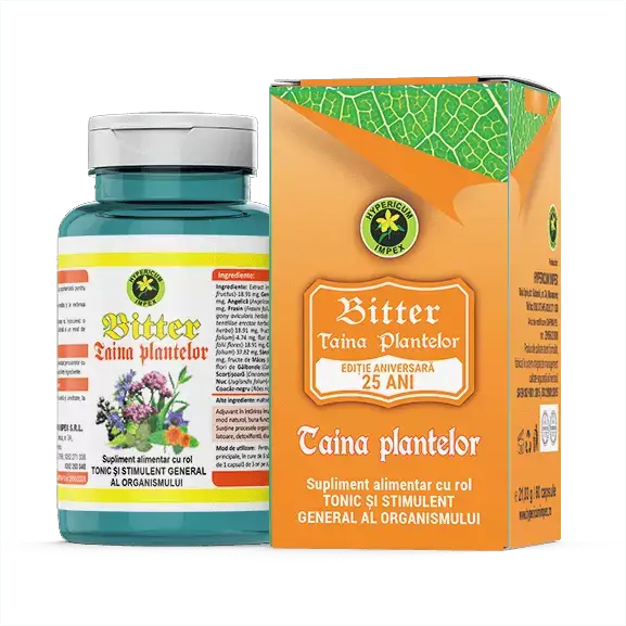 Bitter Taina Plantelor, 60 capsule, Hypericum