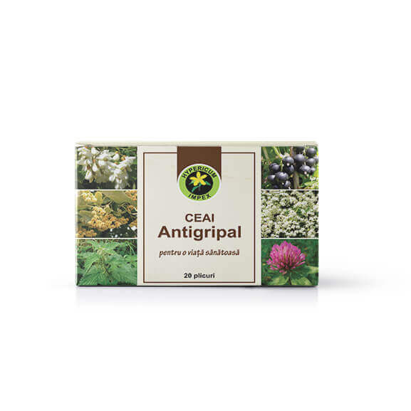 Ceai Antigripal, 20 plicuri, Hypericum