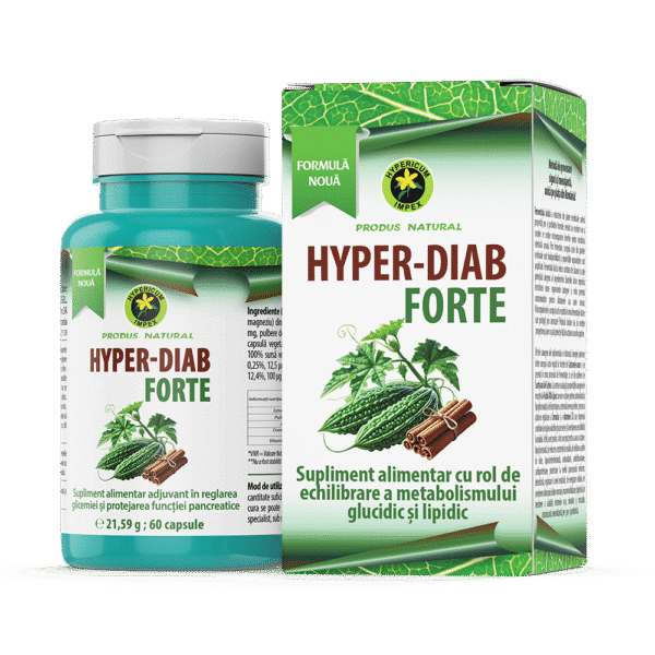 Hyper Diab Forte, 60 capsule, Hypericum