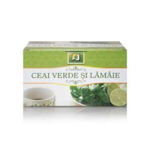 Ceai de Ceai Verde și Lămâie, 20 plicuri, Stef Mar