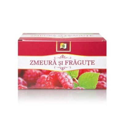 Ceai De Zmeură și Frăguțe, 20 plicuri, Stef Mar