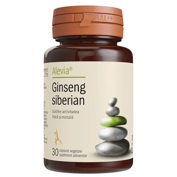 Ginseng Siberian, 30 capsule, Alevia