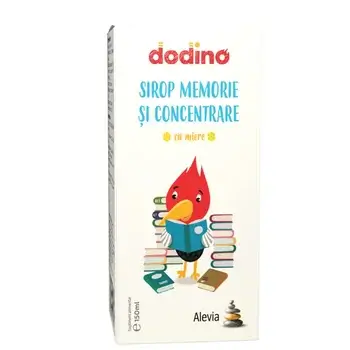 Sirop pentru concentrare și memorie, 150ml, Alevia