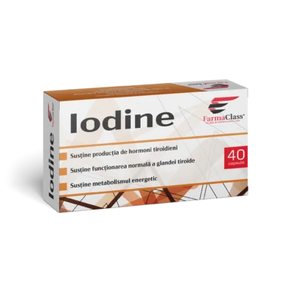 6424100400500 Iodine, 40 capsule, FarmaClass