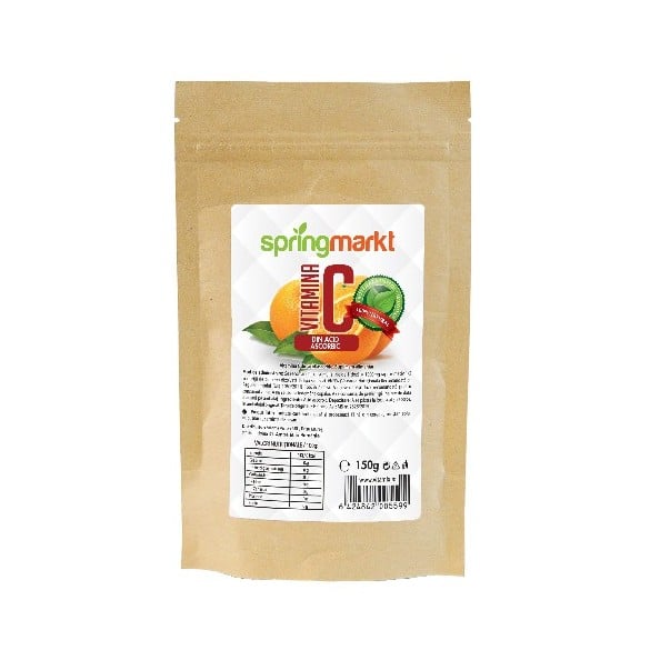 Vitamina C Pulbere (Acid Ascorbic), 300g, Springmarkt