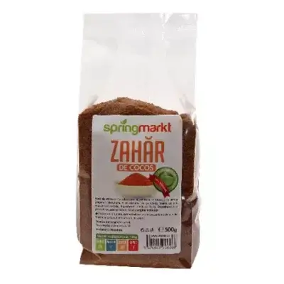 Zahăr de cocos, 500 g, Spring Markt