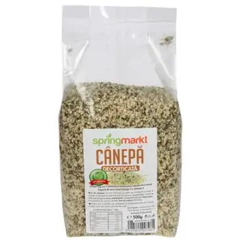 Semințe de cânepă decorticate, 500g, Springmarkt
