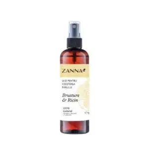 Ulei pentru creșterea părului cu brusture și ricin, 150 ml, Zanna