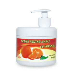 Cremă pentru masaj cu portocală, unt de shea și migdale, 500 ml, Kosmo Line