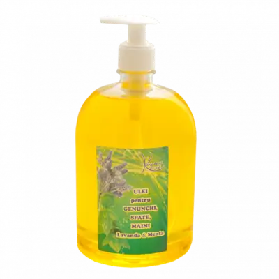 Ulei pentru dureri de genunchi, spate și mâini, 1L, Kosmo Line