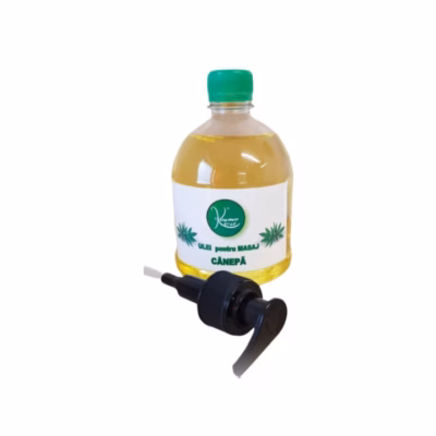 Ulei pentru masaj cu Cânepă, 500 ml, Kosmo Line