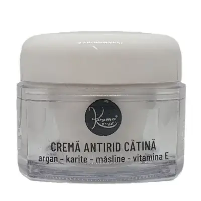 Cremă antirid cu cătină, argan, karité, măsline și vitamina E, 50 ml, Kosmo Line